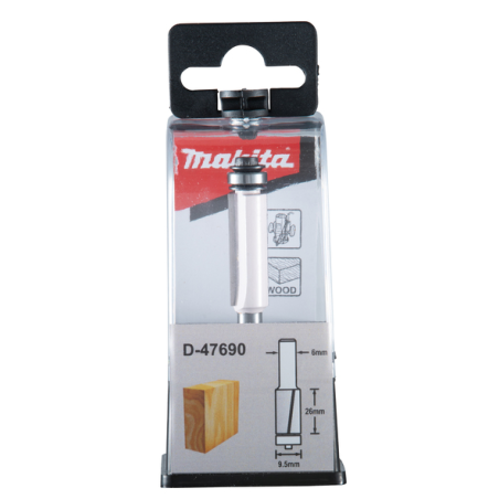 FRAISE AFFL Q6 D9,5 H26 F2 - D 47690 - 0088381427517 - D'ORIGINE MAKITA