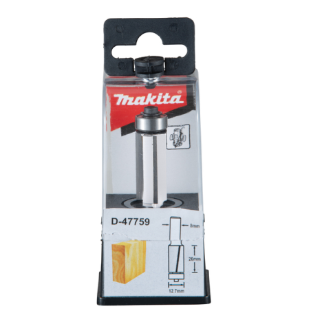FRAISE AFFL Q8 D12,7 H26 TAILLANTSx3 - D 47759 - 0088381427579 - D'ORIGINE MAKITA