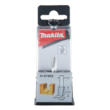 FRAISE GORGE LONGUE Q6 D6,35 - D 47802 - 0088381427623 - D'ORIGINE MAKITA