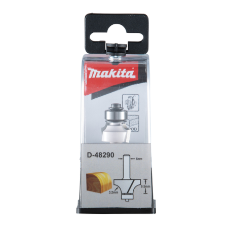 FRAISE 1-4 RD+R Q6 D19 R3,2 - D 48290 - 0088381428118 - D'ORIGINE MAKITA