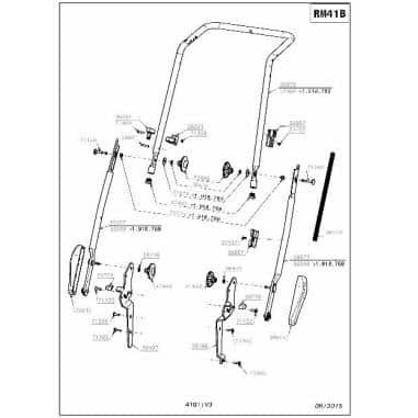 ECROU H FR M5,8 - PIECE DETACHEE D'ORIGINE OUTILS WOLF