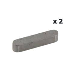LOT DE 2 CLAVETTES 5X5X25- WOLF