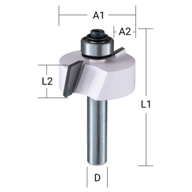 FRAISE FEUILLUR+RLT Q8 D31,8 - D 48739 - 0088381428552 - D'ORIGINE MAKITA