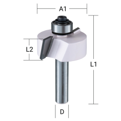 FRAISE FEUILLUR+RLT Q12 D31,8 - D 48745 - 0088381428569 - D'ORIGINE MAKITA 2