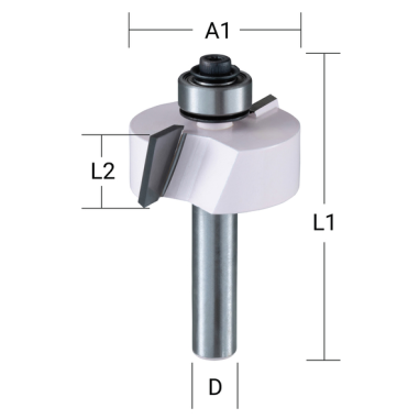 FRAISE FEUILLUR+RLT Q12 D31,8 - D 48745 - 0088381428569 - D'ORIGINE MAKITA