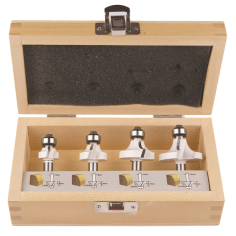 COFFRET FRAISE 1/4 ROND (4PCS) / D 53534 / 0088381449908 - D'ORIGINE MAKITA