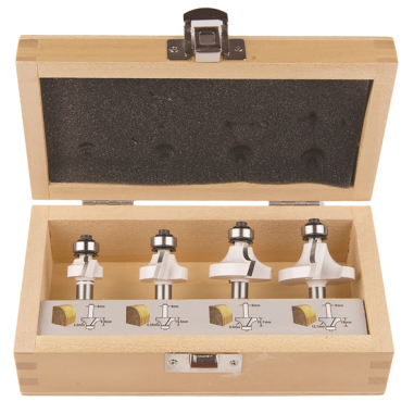 COFFRET FRAISE 1/4 ROND (4PCS) / D 53534 / 0088381449908 - D'ORIGINE MAKITA