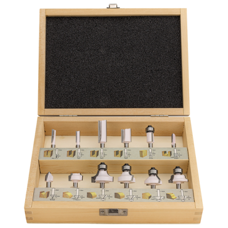 COFFRET FRAISE 1/4 ROND (12PCS) / D 57065 / 0088381459693 - D'ORIGINE MAKITA