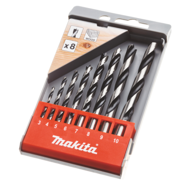 COFFRET 8 FORETS BOIS CYLINDRIQUES / D 57227 / 0088381462327 - D'ORIGINE MAKITA