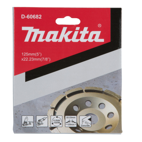 PLATEAU DIAMANT RAPIDE 125 MM (ECO) - D 60682 - 0088381472883 - D'ORIGINE MAKITA