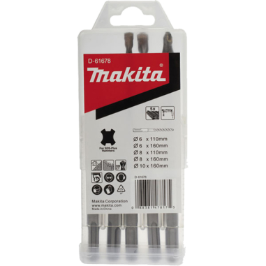 COFFRET DE FORETS SDS PLUS 2T ECO (5 PCS) / D 61678 / 0088381478175 - D'ORIGINE MAKITA