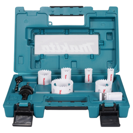 KIT SCIES CLOCHES BI METAL PLOMBIER 9P - D 63965 - 0088381532365 - D'ORIGINE MAKITA