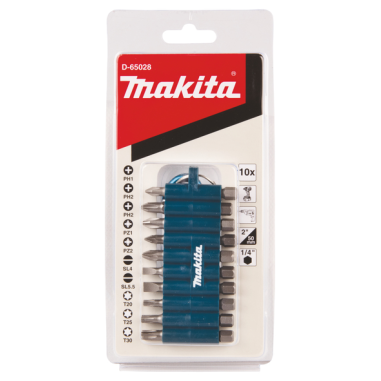 KIT VISSAGE 10PCS MOUSQUETON - D 65028 - 0088381533898 - D'ORIGINE MAKITA