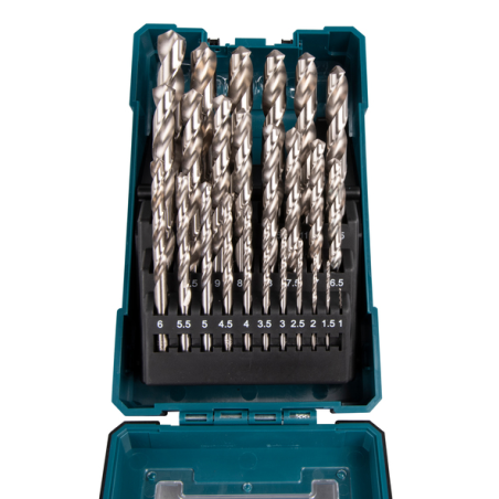 COFFRET 25 FORETS METAL HSS G / D 67555 / 0088381549189 - D'ORIGINE MAKITA COFFRET 25 FORETS METAL HSS G / D 67555 / 0088381549189 - D'ORIGINE MAKITA