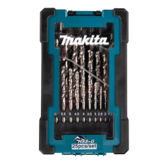 COFFRET 25 FORETS METAL HSS G / D 67555 / 0088381549189 - D'ORIGINE MAKITA 2