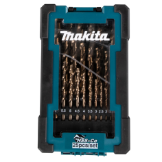 COFFRET 25 FORETS METAL HSS CO / D 67577 / 0088381549202 - D'ORIGINE MAKITA 2