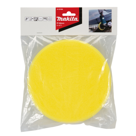 EPONGE POLISSAGE INTENSIF Ø180MM / D 70786 / 0088381556071 - D'ORIGINE MAKITA
