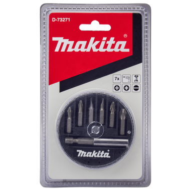 COFFRET D'EMBOUTS 7 PCS / D 73271 / 0088381582391 - D'ORIGINE MAKITA