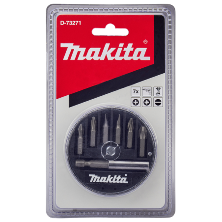 COFFRET D'EMBOUTS 7 PCS / D 73271 / 0088381582391 - D'ORIGINE MAKITA
