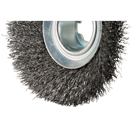 BROSSE BOISSEAU X LOCK 75MM FILS ACIER ONDULES / D 73396 / 0088381574228 - D'ORIGINE MAKITA