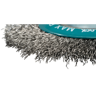 BROSSE CONIQUE X LOCK 115MM FILS ACIER ONDULES / D 73427 / 0088381574259 - D'ORIGINE MAKITA BROSSE CONIQUE X LOCK 115MM FILS ACIER ONDULES / D 73427 / 0088381574259 - D'ORIGINE MAKITA