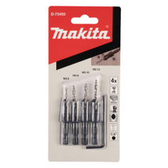 COFFRET 4 FRAISES / D 73455 / 0088381584722 - D'ORIGINE MAKITA 2
