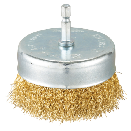 BROSSE BOISSEAU FILS LAITON 80MM / D 73645 / 0088381586177 - D'ORIGINE MAKITA