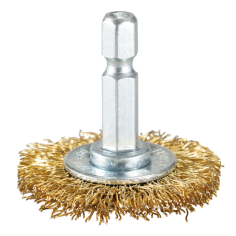 BROSSE CIRCULAIRE FILS LAITON 38MM / D 73651 / 0088381586184 - D'ORIGINE MAKITA