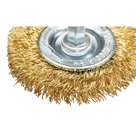 BROSSE CIRCULAIRE FILS LAITON 50MM / D 73667 / 0088381586191 - D'ORIGINE MAKITA