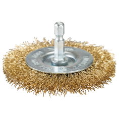 BROSSE CIRCULAIRE FILS LAITON 75MM / D 73689 / 0088381586214 - D'ORIGINE MAKITA