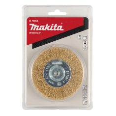 BROSSE CIRCULAIRE FILS LAITON 100MM / D 73695 / 0088381586221 - D'ORIGINE MAKITA 2