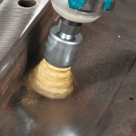 BROSSE PINCEAU FILS LAITON 28MM / D 73732 / 0088381586269 - D'ORIGINE MAKITA