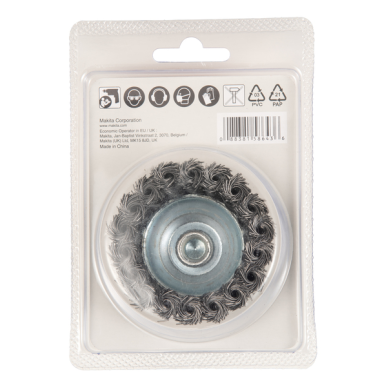 BROSSE BOISSEAU FILS TORSADES 75MM / D 73807 / 0088381586436 - D'ORIGINE MAKITA