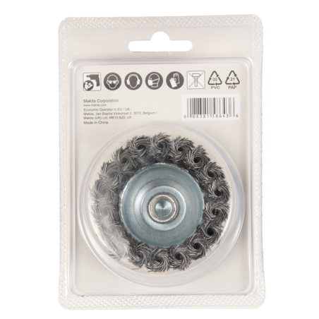 BROSSE BOISSEAU FILS TORSADES 75MM / D 73807 / 0088381586436 - D'ORIGINE MAKITA