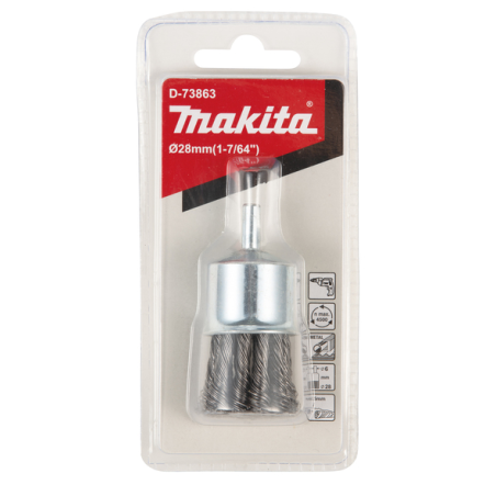 BROSSE PINCEAU FILS TORSADES 28MM / D 73863 / 0088381586498 - D'ORIGINE MAKITA