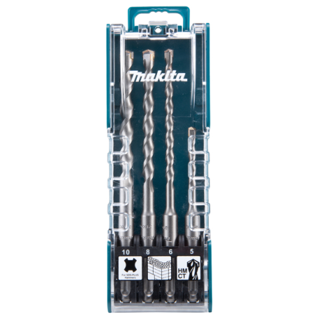COFFRET DE FORETS SDS PLUS 2T ECO (4 PCS) 5/6/8/10 / D 74136 / 0088381587174 - D'ORIGINE MAKITA COFFRET DE FORETS SDS PLUS 2T ECO (4 PCS) 5/6/8/10 / D 74136 / 0088381587174 - D'ORIGINE MAKITA