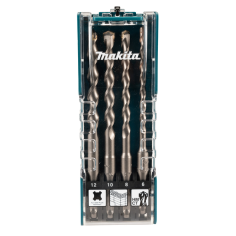 COFFRET 4 FORETS SDS PLUS 2T ECO (4 PCS) 6/8/10/12 / D 74756 / 0088381590181 - D'ORIGINE MAKITA