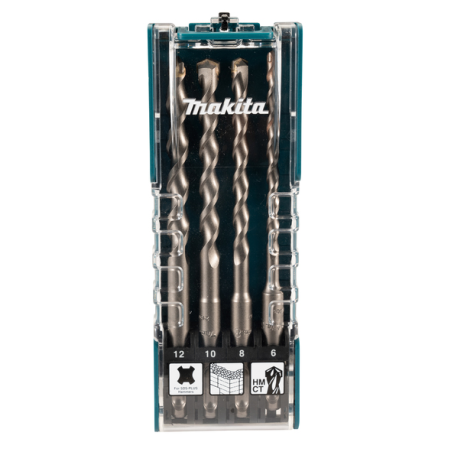 COFFRET 4 FORETS SDS PLUS 2T ECO (4 PCS) 6/8/10/12 / D 74756 / 0088381590181 - D'ORIGINE MAKITA COFFRET 4 FORETS SDS PLUS 2T ECO (4 PCS) 6/8/10/12 / D 74756 / 0088381590181 - D'ORIGINE MAKITA