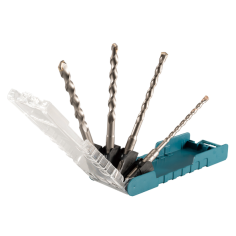 COFFRET 4 FORETS SDS PLUS 2T ECO (4 PCS) 6/8/10/12 / D 74756 / 0088381590181 - D'ORIGINE MAKITA 2