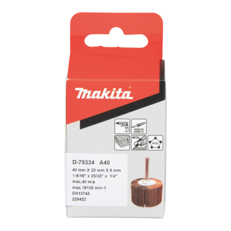 ROUES A LAMELLES- A40 - D 75334 - 0088381594813 - D'ORIGINE MAKITA