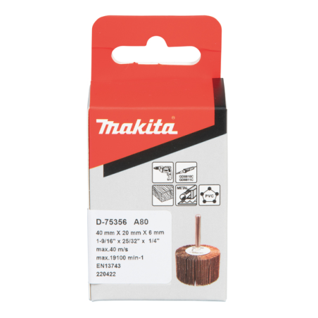 ROUES A LAMELLES- A80 - D 75356 - 0088381594837 - D'ORIGINE MAKITA