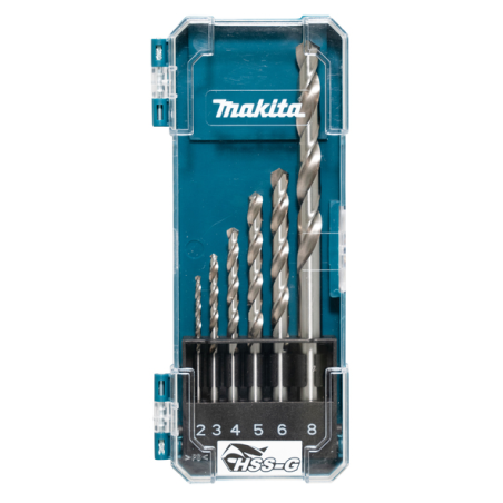 COFFRET FORETS METAL HSS G (6 PCS) / D 75742 / 0088381597234 - D'ORIGINE MAKITA