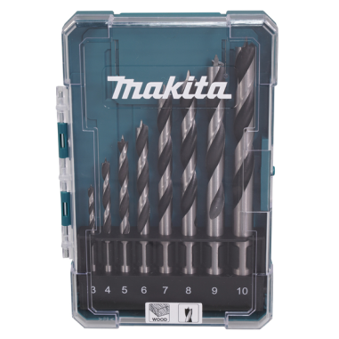 COFFRET 8 FORETS BOIS CYLINDRIQUES / D 77257 / 0088381787635 - D'ORIGINE MAKITA