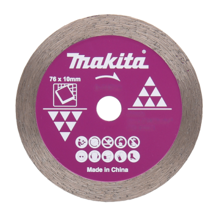 DISQUE DIAMANT JANTE CONTINUE 76MM / D 77263 / 0088381789608 - D'ORIGINE MAKITA