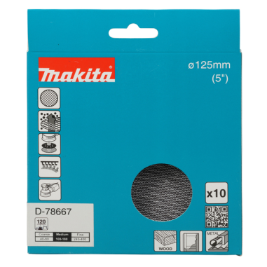 DISQUE Ø125/120 / D 78667 / 0197050354365 - D'ORIGINE MAKITA