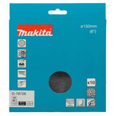 DISQUE Ø150/120 / D 78726 / 0197050354426 - D'ORIGINE MAKITA