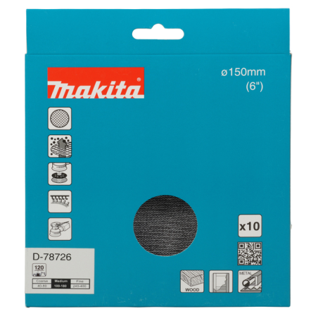 DISQUE Ø150/120 / D 78726 / 0197050354426 - D'ORIGINE MAKITA