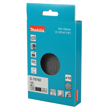ABRASIF EN MAILLE 80X130 A120 X10 / D 78782 / 3240890944757 - D'ORIGINE MAKITA