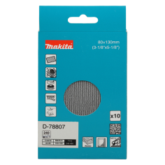 ABRASIF EN MAILLE 80X130 A240 X10 / D 78807 / 3240890944771 - D'ORIGINE MAKITA 2