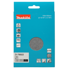 ABRASIF EN MAILLE 100X150 A240 X10 / D 78922 / 3240890944832 - D'ORIGINE MAKITA 2